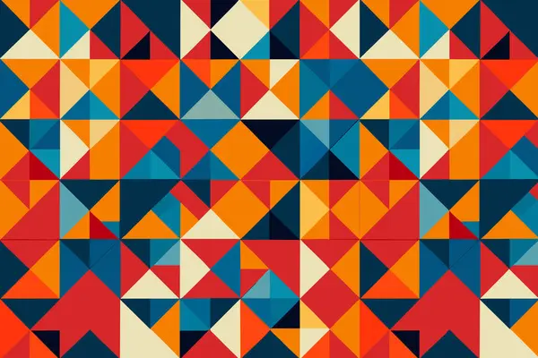 Geometrik şekillerin kusursuz deseni