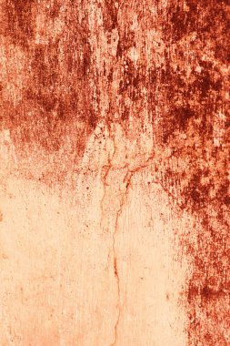 Kan dokusu geçmişi. Kanlı kırmızı lekeli beton duvar dokusu.