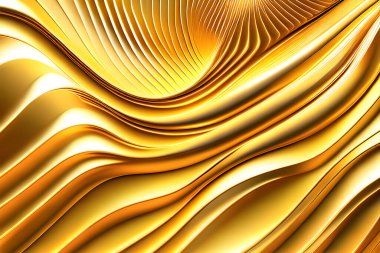 soyut altın dalga desenli malzeme arkaplan