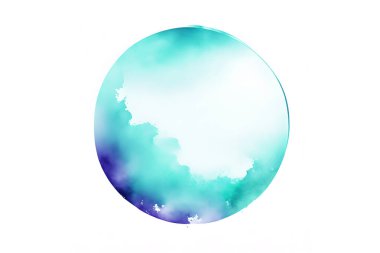 Beyaz arkaplanda vektör illüstrasyon suluboya. Kağıdın üzerindeki renk.