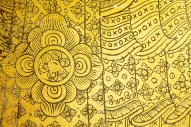 Line Thai sanat çizgisi tasarımı. Desen Tayland geleneği stili.