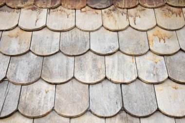 Ahşap çatı dokusu ve arkaplanı.