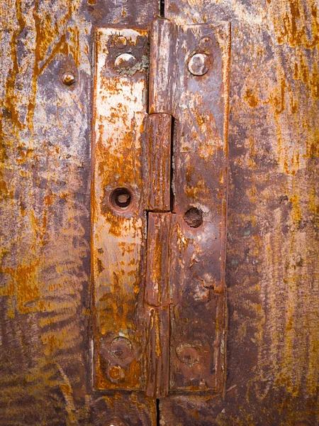 Vintage Door Hinges Rust Mobile Photo — Stock Photo, Image