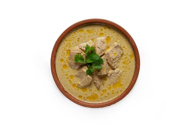 Satsivi, ceviz soslu tavuk, soğuk yemek, Gürcü mutfağı, ev yapımı, insan yok.,