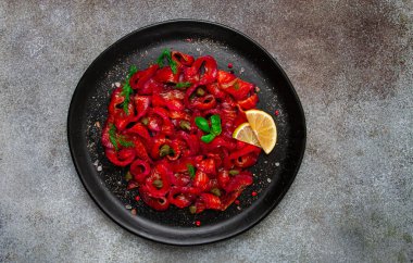 Pancar, İskandinav çerezi, pancar gravlax, hafif tuzlu balık, ev yapımı, insan yok.,