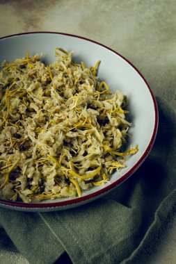 Jonjoli, Colchian Klekachka, Gürcü aperatifi, turşulu jonjoli, insan yok.