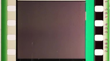 35 mm real scanned film strip Countdown