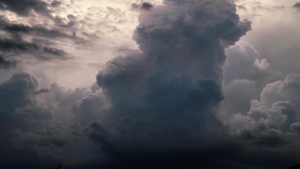 Timelapse Stormy Sky — Stock video