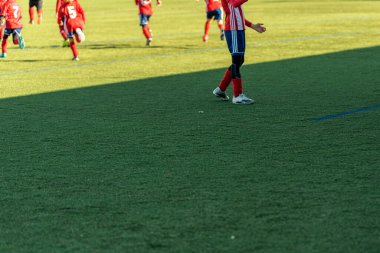 Çocuklar futbol antrenman üniforması.