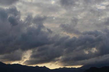 storm clouds over a stormy background