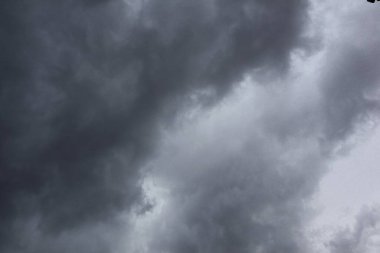storm clouds on dark background
