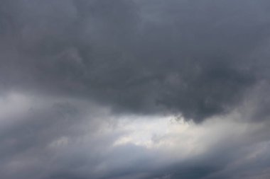 Gökyüzündeki kara bulutlar