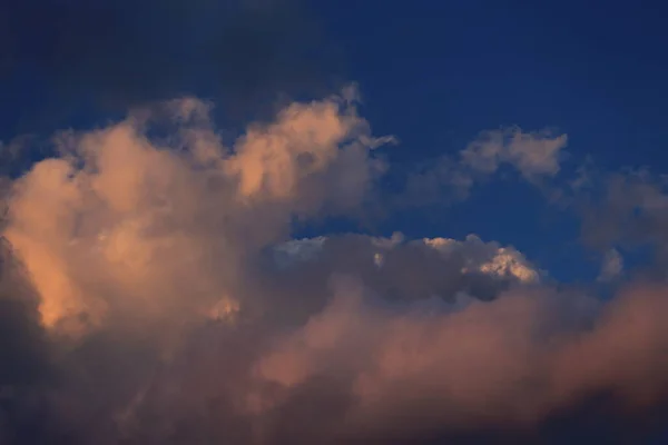 Hermoso Cielo Con Nubes Fondo Naturaleza — Foto de Stock