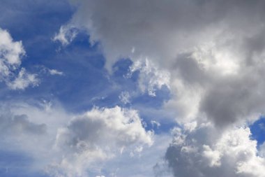 Bulutlu mavi gökyüzü