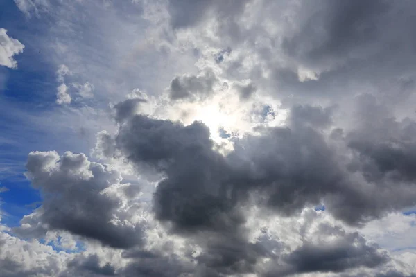 stock image beautiful sky with clouds