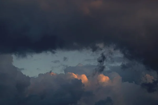 stock image beautiful sunset sky with clouds