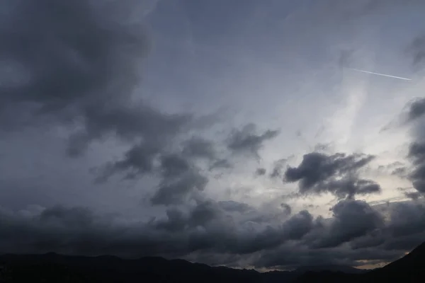 Nubes Oscuras Tormenta Cielo — Foto de Stock