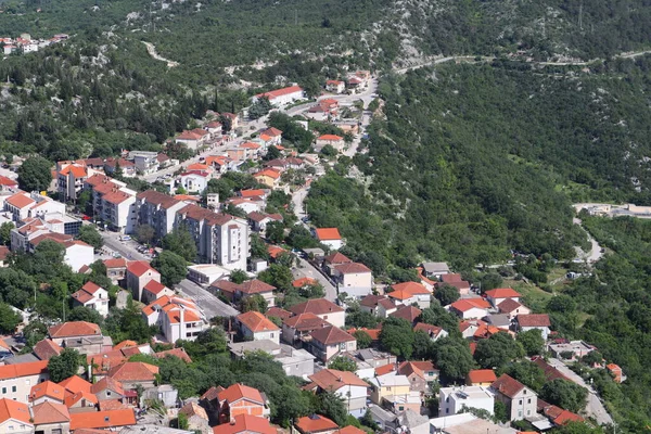 Vrgorac Miasto Południu Chorwacji Znane Truskawek Szynki Przemysłu Mięsnego — Zdjęcie stockowe