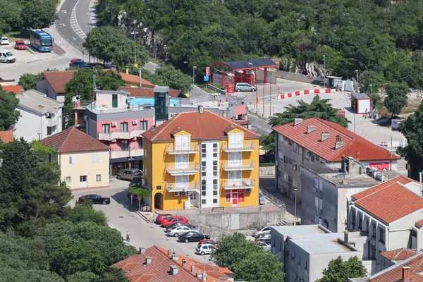 Vrgorac Uma Cidade Sul Croácia Conhecida Por Morangos Prosciutto Indústria — Fotografia de Stock