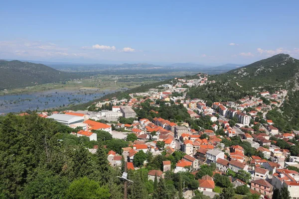 Βργκόρατς Πόλη Στη Νότια Κροατία Γνωστή Για Τις Φράουλες Προσούτο — Φωτογραφία Αρχείου