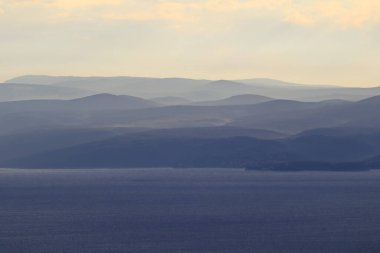 Dağların güzel manzarası 