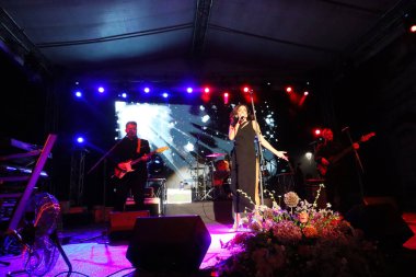 Vrgorac, Hırvatistan, 11.06.2023. Balkanlar 'ın en büyük müzik yıldızı Severina' nın konseri