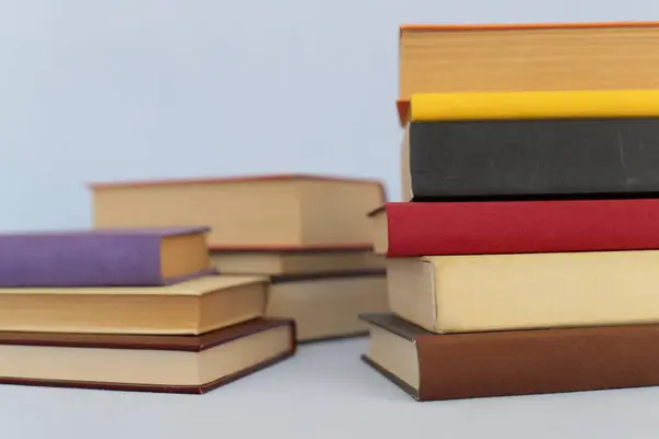 Könyvek Egy Halom Oktatási Koncepció — Stock Fotó