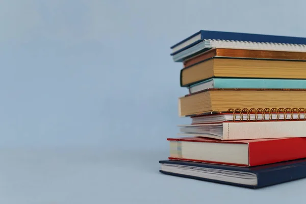 stock image books and stack of education concept 