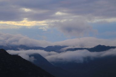 Dağların güzel manzarası