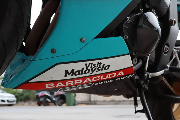 Split Croazia 2023 Moto Corsa Con Petronas Visit Malaysia Barracuda — Foto Stock