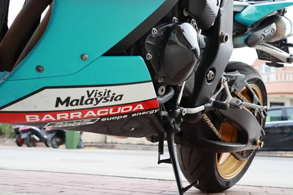 Split Croazia 2023 Moto Corsa Con Petronas Visit Malaysia Barracuda — Foto Stock