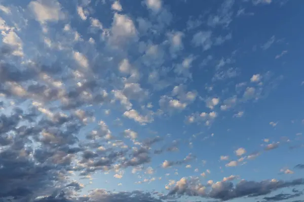 Beautiful Blue Sky Clouds Nature Landscape Background — Stock Photo, Image