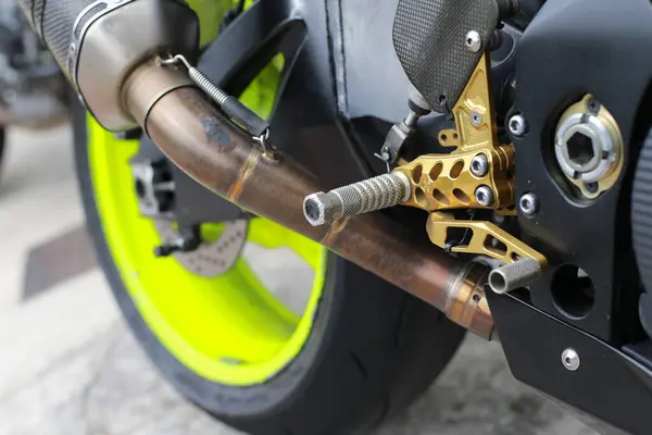 Motorcykelmotor Motorcykel — Stockfoto