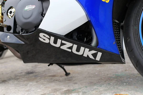 Honda Yamaha Motorfiets Tentoongesteld — Stockfoto