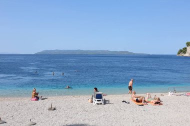 Hırvatistan 'daki sikik plajı.