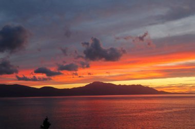 Denizde gün batımı