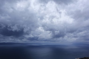 Güzel deniz manzarası. doğa arkaplanı