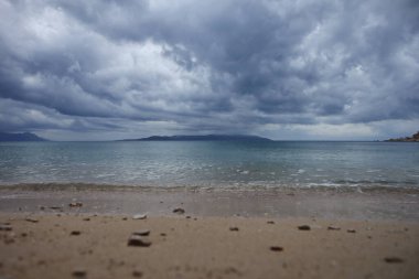 Güzel deniz manzarası. doğa arkaplanı