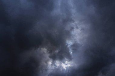 Gökyüzündeki kara bulutlar