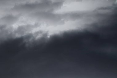 Kara fırtına bulutları, yağmur, kara bulutlar