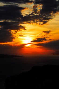 Denizde gün batımı