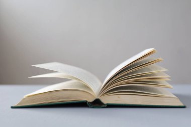 Beyaz arkaplan üzerine bir kitap
