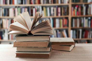 Masada kitap yığını, kütüphane arkaplanı