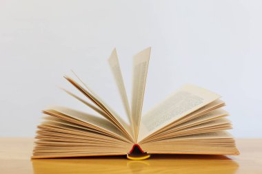 kitap ve sayfa yığını