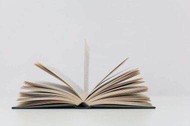 Beyaz zemin üzerine eski kitap yığını, yüksek kaliteli kitaplar, okul, kütüphane, William Shakespeare, edebiyat, romanlar, kısa hikayeler, şiir, editoryal, 