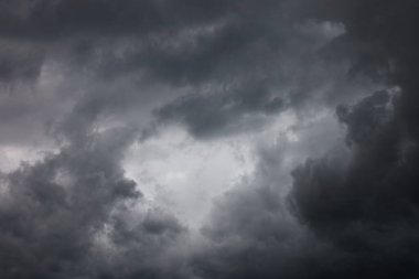 Karanlık fırtına gökyüzü arka plan