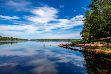 Tomahawk, Wisconsin 'deki Nokomis Gölü Yazın yatay