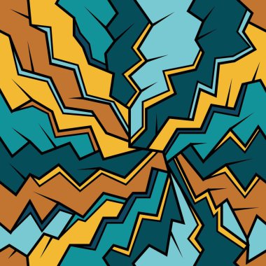 Zigzaglı kusursuz soyut duvar kağıdı. renk arkaplan resmi