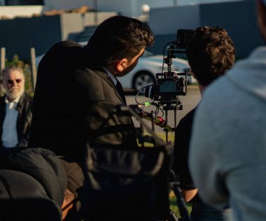 Avustralya 'nın bağımsız kısa film prodüksiyonu olan FULL CIRCLE' nin oyuncularının kamera arkası fotoğrafları..