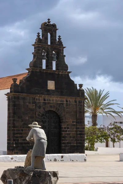 Ενορία Της Αγίας Άννας Parroquia Santa Ana Εκκλησία Διακοσμητικό Πέτρινο — Φωτογραφία Αρχείου